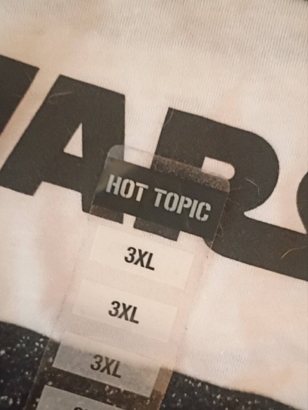 Star Wars Black & White Block Logo Tee - Picture 2 of 4